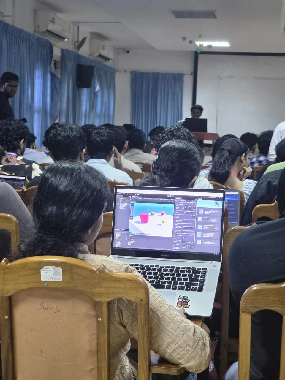 Student building real skills at an Ekholon workshop